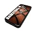 Apple iPhone 5C 5 C Case Cover BasketBall Is Life Baller Ball Quote Cute DESIGN BLACK RUBBER SILICONE Teen Gift Vintage Hipster Fashion Design Art Print Cell Phone Accessories
