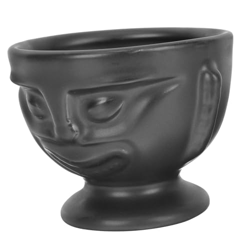 NAMOARLY Copa Tiki de Cerámica Vintage 175 Ml Creativa y Pequeña para Cócteles Barra Estilo Tropical Accesorios para Fiestas Temáticas Tropicales