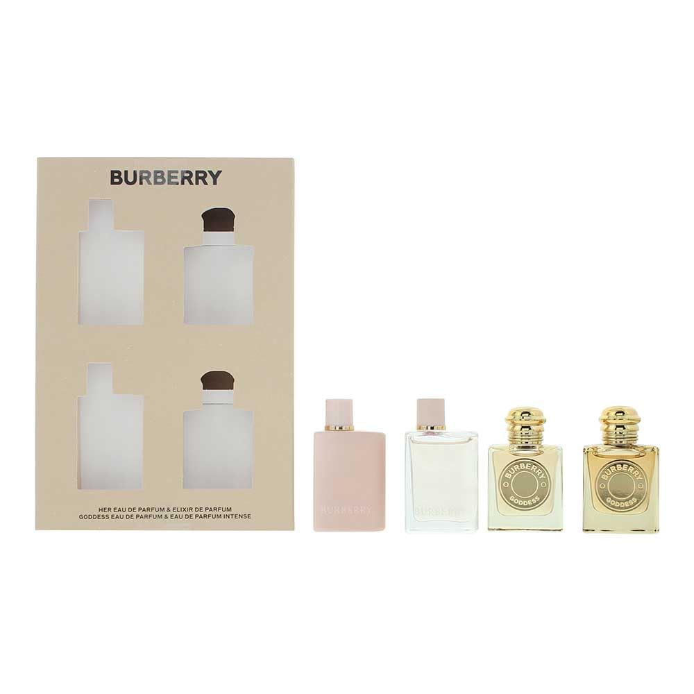 Burberry Her 4 Piece Gift Set: Her Eau de Parfum 5ml - Her Elixir