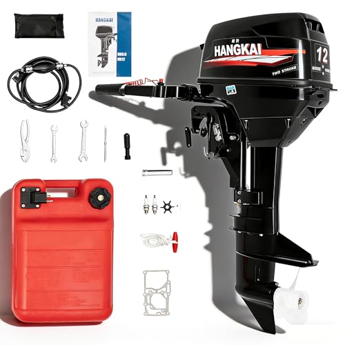 Best Electric Outboard Motor for Boats: Hangkai 2Stroke 12HP Outboard Motor Multigear