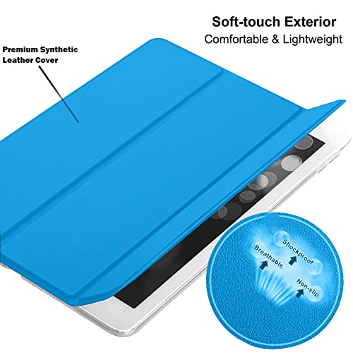 Image of DuraSafe Cases for iPad Pro 12.9 3rd Generation 2018 PC Case A1876 MTEL2HN /A MTEM2HN /A A2014 MTFN2HN /A MTFL2HN /A MTFP2HN /A MTFQ2HN /A A1983 MTHN2HN /A MTHU2HN /A MTJA2HN /A MTJ02HN /A MTJN2HN /A - Blue