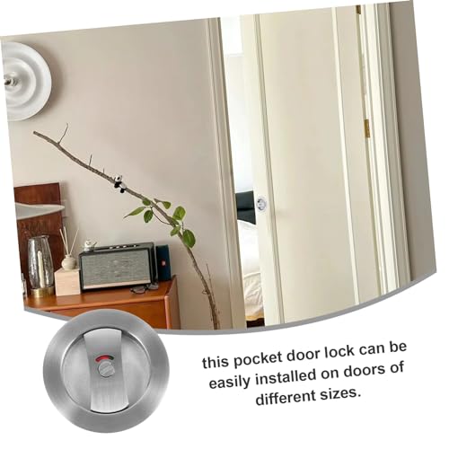 Cerradura de privacidad para puerta corrediza TEHAUX con diseño satin, herraje interior estilo moderno miniatura 2