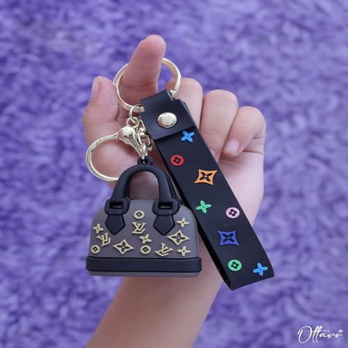 Image of OTTAVO Cute Cartoon 3D Silicone High -Quality PVC Material Keychain, Suitable for Boys and Girls - Pack of 1.