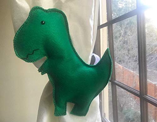Handmade Trex Dinosaur Curtain Tieback, Tyrannosaurus Rex Home Decoration, Jurassic T-Rex Theme Room Decor, Pick Colors, Kid Gift Present #TOP7