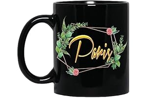 Engraved Coffee Mug with Parisian Charm: The Paris Mug