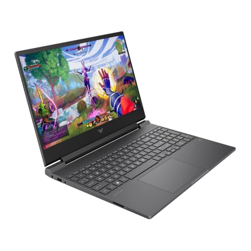 Image of HP - Victus 16.1 inch Gaming Laptop - AMD Ryzen 7-8845HS - 16GB DDR5 Memory - NVIDIA GeForce RTX 4070-512GB SSD - Mica Silver