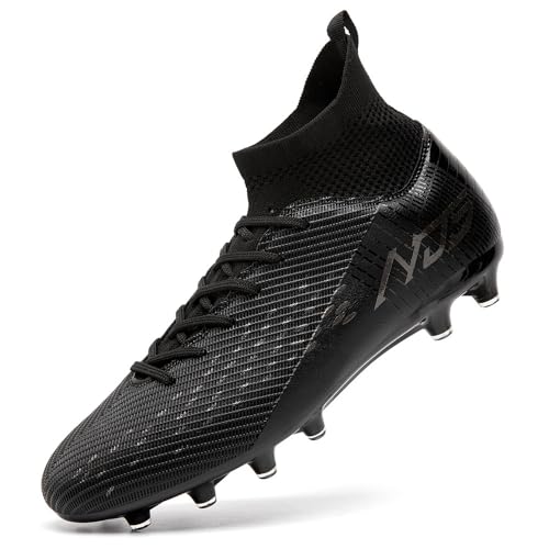 Airfashon Kids Soccer Cleats Boys Girls High-Top Training