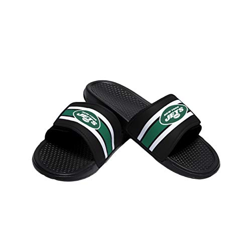 Image of New York Jets NFL Mens Stripe Legacy Sport Slide - S