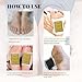 Ginger Foot Pads 100 Packs Bamboo Vinegar Patch Gold Foot Patches Easy to use