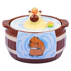 Capybara Suppen-Müsli-Schale mit Deckel