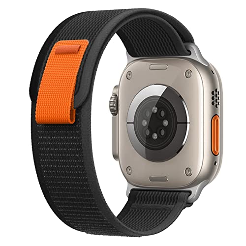 Pulseira de trilha compatível com Apple Watch 49 mm, 45 mm, 44 mm, 42 mm, 40 mm, 38 mm, pulseira esp
