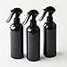 Produktbild YuYzHanG Sprühflasche 300ML Spender Werkzeuge Wassersprüher Pflege Werkzeuge Spray Leere Flaschen Mist Flasche zur Reinigung von Gartenarbeit und Fütterung (Color : Black, Size : Ones)