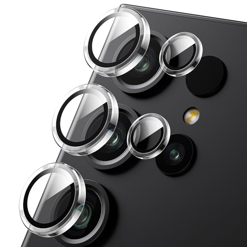 WSKEN Kameraschutz Kompatibel mit Samsung Galaxy S24 Ultra 5G Kamera Schutzglas,9H Härte Kratzfest Blasenfrei, HD gehärt...