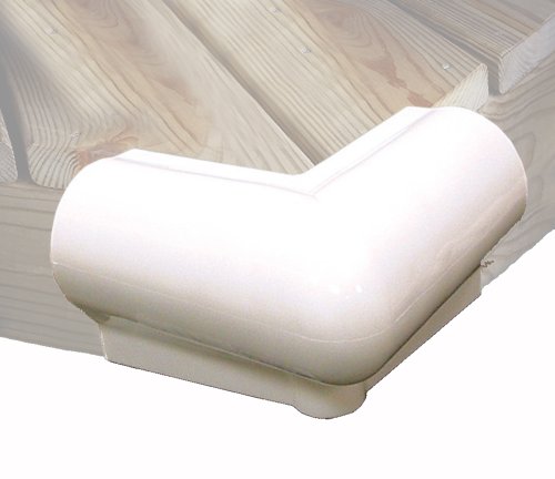 Taylor Made Products 46015 90 Degree Vinyl Dock Corner Bumper (White)