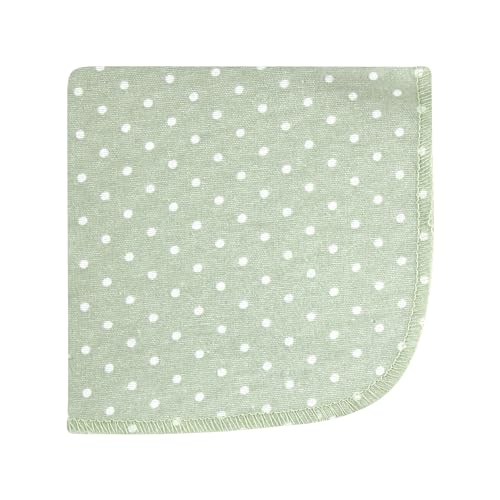 Image of Hudson Baby Unisex Baby Flannel Cotton Poly Washcloths, Pink Dainty Floral 12 Pack, One Size
