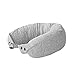 Poduszka w kształcie litery U z poduszką pod szyję lateksowa składana poduszka szyjna poduszka podróżna samolot w kształcie litery U poduszka pod szyję drzemka (szara) poduszka podróżna (kolor: Szary, rozmiar: Bez czapki)