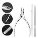 Toenail Clippers, ROSENICE Stainless Steel Toenail Nipper for Thick and Ingrown Nails