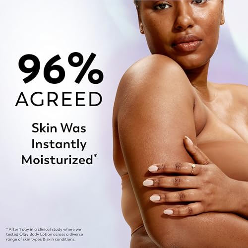 Image of Olay Super Serum Body Cream for Dry Skin, 24hr Long Lasting Hydration, 5+ Ingredient Serum Complex for Bright Even Firm Luminous Skin, Sweet Vanilla & Soft Wood Scent,10 fl oz