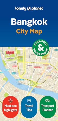 Lonely Planet Bangkok City Map: Durable, Waterproof, Easy-Fold Pl...
