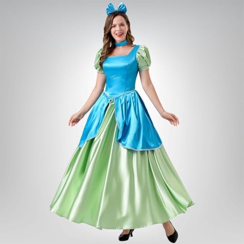 [milky time] ハロウィン コスプレ シンデレラ ドリゼラ アナスタシア トレメイン夫人 ドレス レディース 大人 詳細画像4