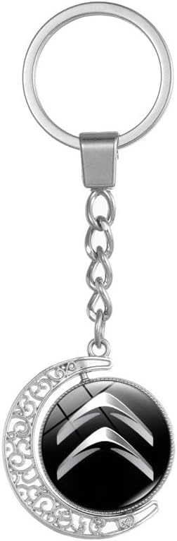 ZKAYHGG Porte-Clés de Voiture pour Citroën Xantia/Xantia Activa/Xantia V6 / Xantia Exclusive, Trousseau de Clés Anti-Perte Remplacement Portable avec Logo...