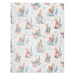 Franco Peter Rabbit Book Easter Kids Bedding Super Soft Cozy Throw, 46 in x 60 in, (Officially Licensed Product)