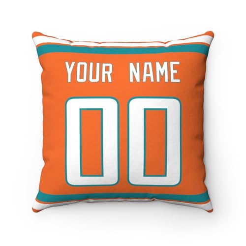 Image of ANTKING Throw Pillow 2 Pack Custom Any Name and Number Personalized Gift for Men Women Boys