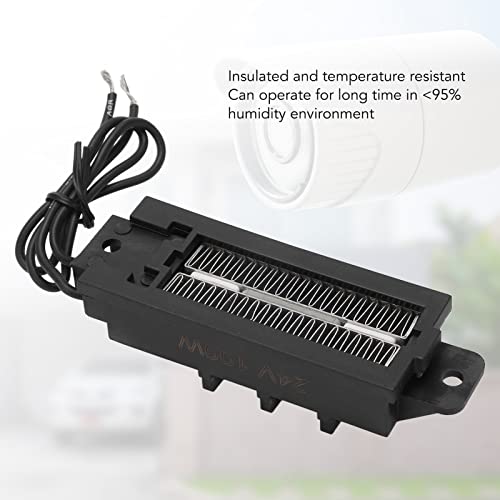 PTC Heating Element, 24V 100W Ceramic Air Heater Safe PTC Air Heater Temperature Resistant Electric Heater - Image 2