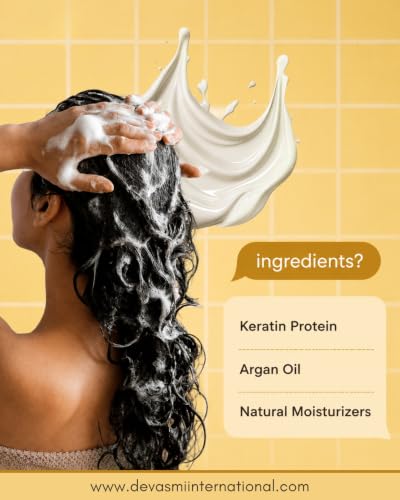 Image of Keratin Protein & Argan oil Conditioner,Used for All Unisex,100% Veg, Cruelty free, Paraben free, SLES /SLS free, Smooth, Strong & Shiny Hair, Smoother Skin, For All Skin Type For Women (250ML)