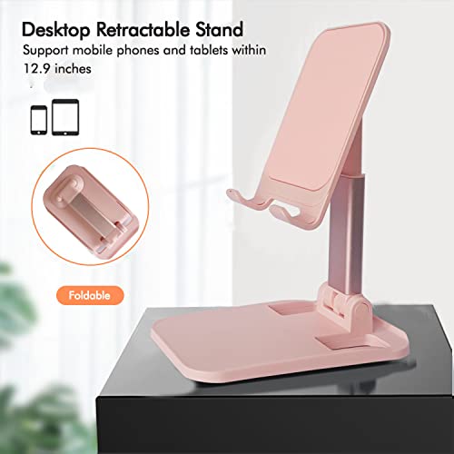 Ranktop Adjustable Cell Phone Stand For Desk, Phone Holder Can Adjustable Height And Compatible With Almost All Smart Phone As Iphone 13 Pro Xs Max Xr X Se 22 7 6 6S Plus Se 5 And Android Phone… #TOP2