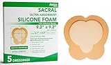 Sacral Superabsorbent Silicone Foam Dressing 9.2