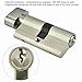 KooingTech 60mm Lock Cylinder, Copper Lock, Cylinder Locks with Keys Suitable for Wooden Doors and Aluminum Doors of Different Thicknesses (L=60mm 30/30)