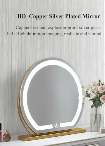 Espejo Maquillaje LED Arco Ultra Ancho 40cm Negro miniatura 3