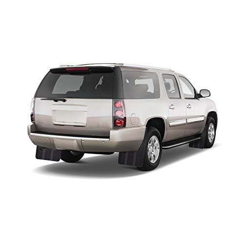 XUKEY Universal-Schmutzfänger aus Gummi, strapazierfähig, für Auto, Pickup, SUV, Van, LKW, Minivans, Wohnmobil, Schmutzfänger, Spritzschutz, Schmutzfänger, 2 Stück