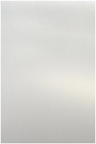 Frosted Window Privacy Film Non-Adhesive Glass Film Etched Removable Door Window Covering Static Cling for Bathroom Kitchen 17.7-by-78.7-inches