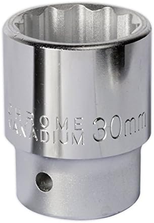 Sealey S34/30 Walldrive Socket 30Mm 3/4Sq Drive, Silver
