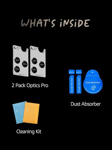 Image of Lensarmor Compatible with iPhone 16 Pro Max Black Titanium Camera Lens Protector (2-Pack) - 9H Tempered Glass, Anti-Scratch, Stealth Protection with Alignment Frame