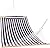 Lazy Daze Hammocks 12FT Quilted Fabric Hammock with Pillow, Double 2 Person Hammock with Spreader Bar for Outdoor Outside Patio Garden Yard Pool Beach
