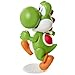SUPER MARIO Action Figure 2.5 Inch Running Yoshi Collectible Toy