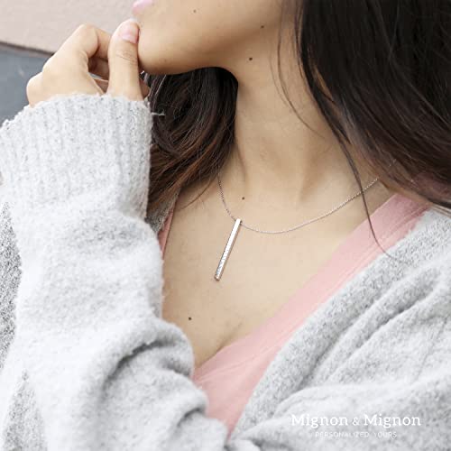 Personalized Gifts For Women Personalized Necklace Coordinate Jewelry Mothers Day Gifts For Her Roman Numeral Graduation Necklace 2023 Engraved Necklaces Initial Necklace Valentines Day -4Sbn #TOP7