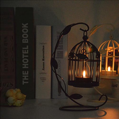 Comzplife Birdcage Moon Candle Holder, Tea Light Candle Holder thumb #1