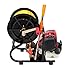 Portable Power Pressure Sprayer Pump with 4 Stroke Engine, Brass Made Pressure Pump for Gardening, Cleaning with Spray Gun, Hose Reel and 50m High Pressure Hose