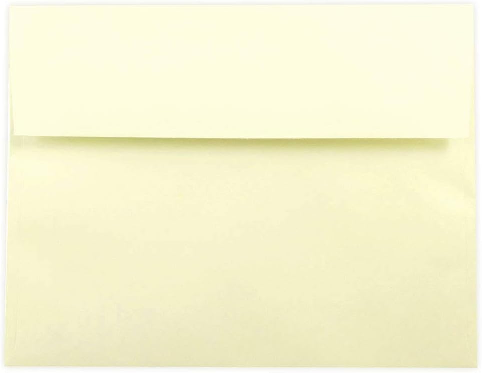 Box of 500 Ivory A7 (5 1/4 X 7 1/4) Fits 5x7 Invitation Photo Wedding Announcement Envelopes