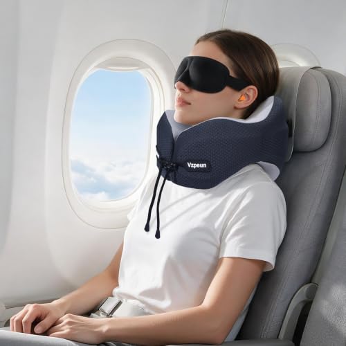 Image of Travel Pillow - Neck Pillow Airplane Memory Foam Filling