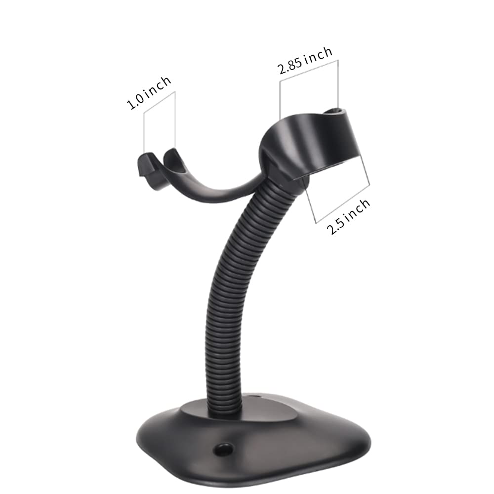 Soporte ajustable de cuello de ganso para soporte de escáner de código de barras (soporte ajustable)