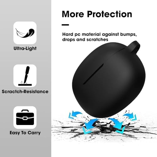 Image of Silicone Case Cover for Realme Buds T200 Lite, Protective Cover (Green)