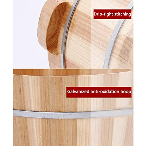 Barril de Spa para Pies de Madera Maciza con Áreas Acupresoras miniatura 5