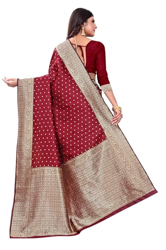 Image of Avantika Fashion Women's Kanjivaram Soft Silk Banarasi Sarees With Blouse Piece