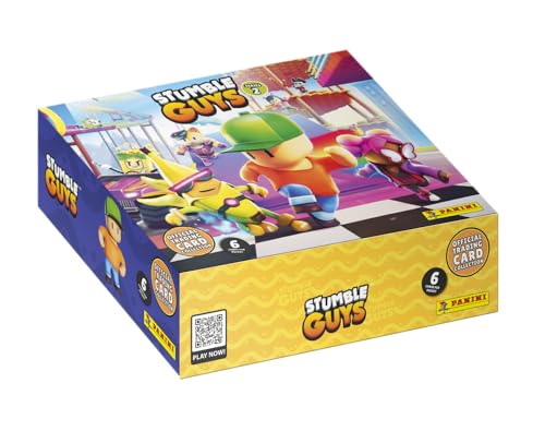 PANINI Stumble Guys Trading Cards 2 Box mit 24 Hüllen + 1 Karte Limited Edition