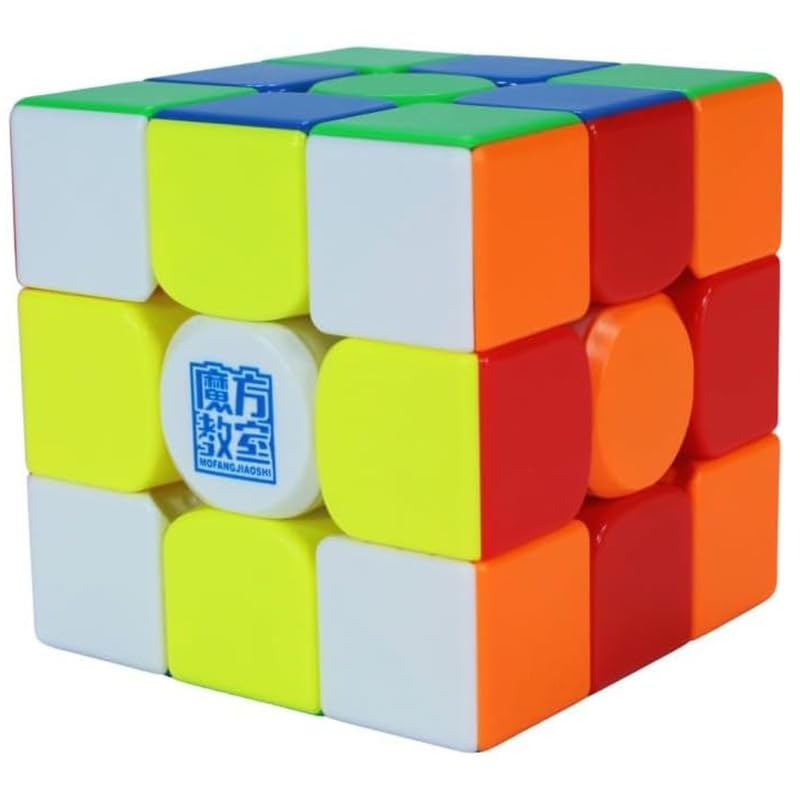 Image of HAWKISTER all ages Moyu RS3M V5 2023 Magnetic Dual Adjustment 3X3 Speed Cube With Robot Display Box, Professional 3X3X3 Puzzle Cube Stickerless RS3M V5 Magnetic Cube (Magnetic Dual Adjustment)